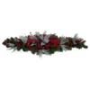 52" Houndstooth Bows And Berries Artificial Christmas Swag, Unlit -Noel Twinkle Shop northlight sm91193 1 91416.1683123139