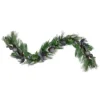 6' X 12" White Berries And Plaid Bows Artificial Christmas Garland - Unlit -Noel Twinkle Shop northlight sm91197 64792.1667528766