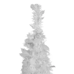 6' White Tinsel Pop-Up Artificial Christmas Tree, Unlit -Noel Twinkle Shop northlight sm92157 3 85582.1667530307