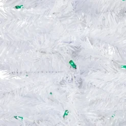 3' Pre-Lit Woodbury White Pine Slim Artificial Christmas Tree, Green Lights -Noel Twinkle Shop northlight sm92882 3new 32304.1669401198