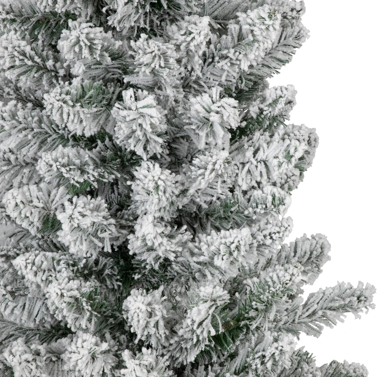 6' Flocked North River Pine Pencil Artificial Christmas Tree, Unlit 6 6' Flocked North River Pine Pencil Artificial Christmas Tree, Unlit - Image 4