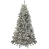 6.5' Pre-Lit Flocked Madison Pine Medium Artificial Christmas Tree, Clear Lights 1 6.5' Pre-Lit Flocked Madison Pine Medium Artificial Christmas Tree, Clear Lights -Noel Twinkle Shop northlight sm92918 1 69287.1681321477