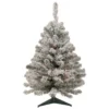 3' Pre-Lit Medium Heavily Flocked Madison Pine Artificial Christmas Tree, Multi Lights -Noel Twinkle Shop northlight sm92928 1 49257.1667536687