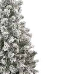 4.5' Flocked Madison Pine Artificial Christmas Tree, Unlit 9 4.5' Flocked Madison Pine Artificial Christmas Tree, Unlit -Noel Twinkle Shop northlight sm92929 2 68176.1667490909