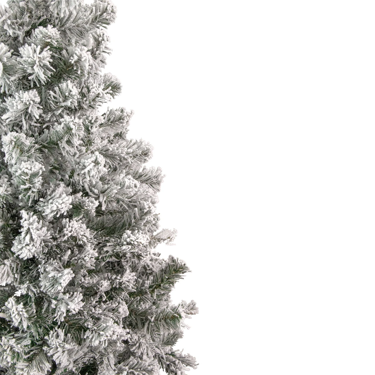 4.5' Flocked Madison Pine Artificial Christmas Tree, Unlit 5 4.5' Flocked Madison Pine Artificial Christmas Tree, Unlit - Image 3