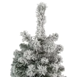 4.5' Flocked Madison Pine Artificial Christmas Tree, Unlit 10 4.5' Flocked Madison Pine Artificial Christmas Tree, Unlit -Noel Twinkle Shop northlight sm92929 3 39778.1667490910