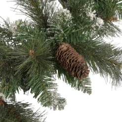 9' X 10" Snow Valley Pine Artificial Christmas Garland, Unlit 7 9' X 10" Snow Valley Pine Artificial Christmas Garland, Unlit -Noel Twinkle Shop northlight sm92940 2 93422.1667536689