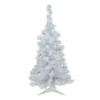 3' Pre-lit Rockport White Pine Artificial Christmas Tree, Purple Lights -Noel Twinkle Shop northlight sm92952 1 79251.1667535817
