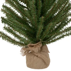 3' Medium Scottsdale Pine Artificial Christmas Tree In Burlap Base - Unlit -Noel Twinkle Shop northlight sm92960 3 91109.1667530159