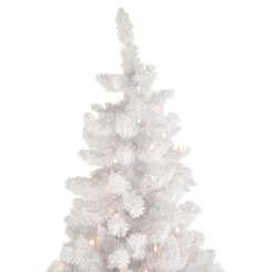 9' Pre-Lit Flocked Norway White Pine Artificial Christmas Tree, Warm White LED Lights 14 9' Pre-Lit Flocked Norway White Pine Artificial Christmas Tree, Warm White LED Lights -Noel Twinkle Shop northlight sm92982 3 26219.1667535770
