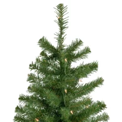 4-Piece Artificial Wolcott Spruce Christmas Tree, Wreath And Garland Set, Clear Lights -Noel Twinkle Shop northlight sm92987 tree 3 82077.1667530216