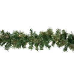 9' X 10" Pre-Lit Oregon Cashmere Pine Artificial Christmas Garland, Clear Lights -Noel Twinkle Shop northlight sm93026 2 47554.1667530187