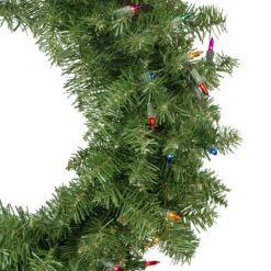 Pre-Lit Rockwood Pine Artificial Christmas Wreath, 24-Inch, Multi Lights 7 Pre-Lit Rockwood Pine Artificial Christmas Wreath, 24-Inch, Multi Lights -Noel Twinkle Shop northlight sm93030 2update 71510.1667530192