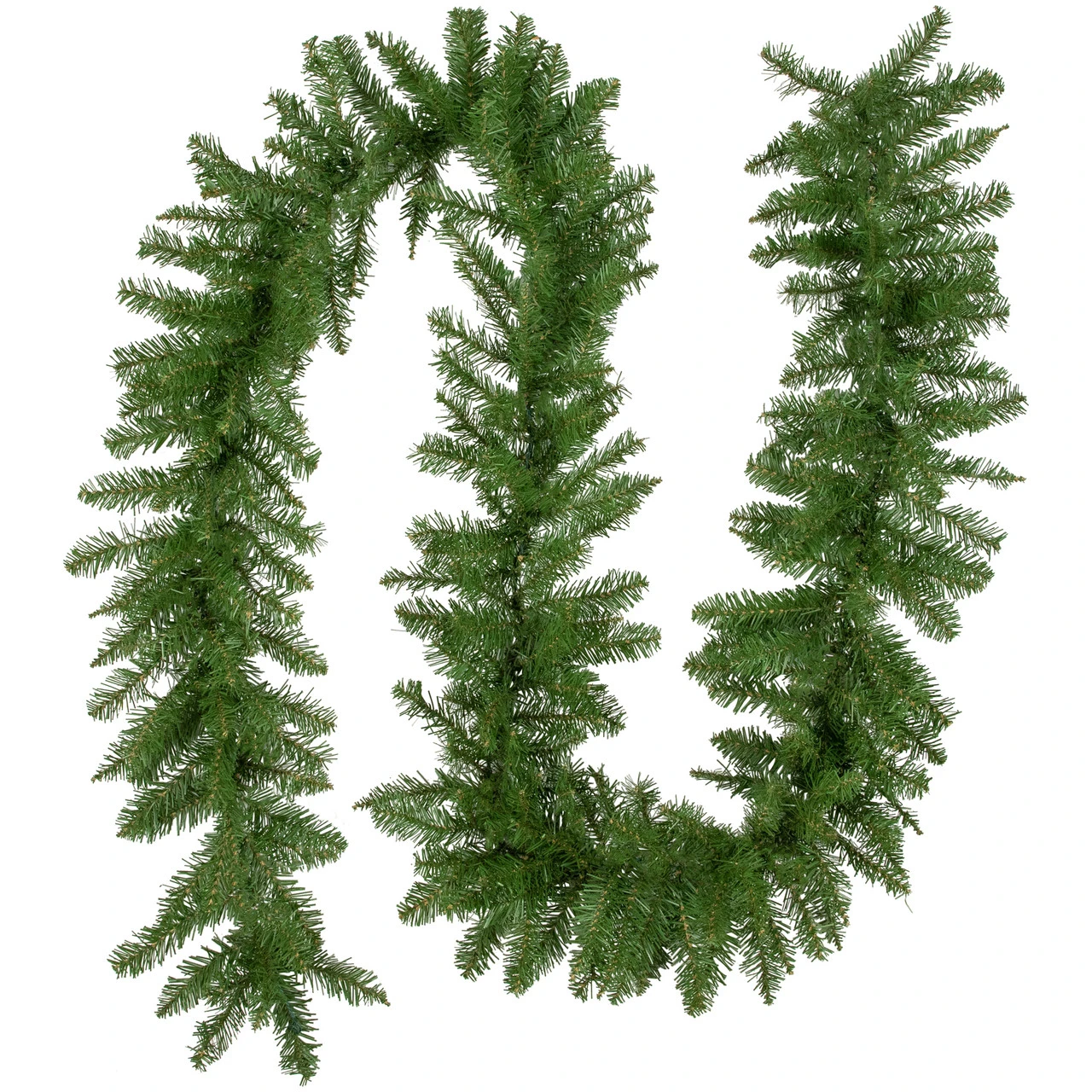 9' X 10" Rockwood Pine Artificial Christmas Garland, Unlit 3 9' X 10" Rockwood Pine Artificial Christmas Garland, Unlit
