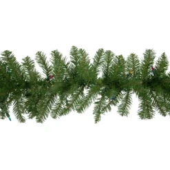 9' X 10 Pre-Lit Rockwood Pine Artificial Christmas Garland, Multi Lights -Noel Twinkle Shop northlight sm93038 2 52814.1671629478