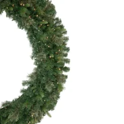Pre-Lit Kingston Cashmere Pine Commercial Artificial Christmas Wreath, 60-Inch, Warm White LED Lights -Noel Twinkle Shop northlight sm93054 2 33010.1667536815