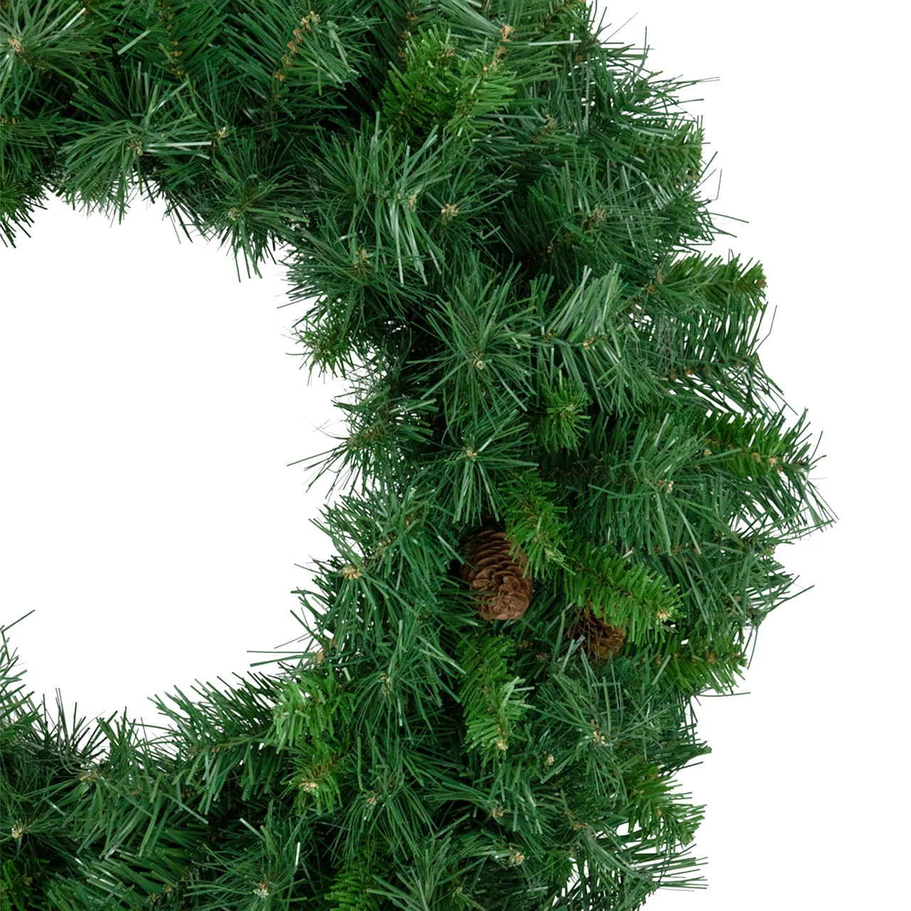 Black River Pine Artificial Christmas Wreath, 24-Inch, Unlit 6 Black River Pine Artificial Christmas Wreath, 24-Inch, Unlit - Image 4