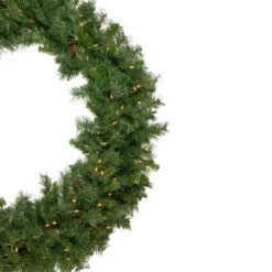 Pre-Lit Black River Pine Artificial Christmas Wreath, 48-Inch, Clear Lights 8 Pre-Lit Black River Pine Artificial Christmas Wreath, 48-Inch, Clear Lights -Noel Twinkle Shop northlight sm93063 2 61411.1667553532