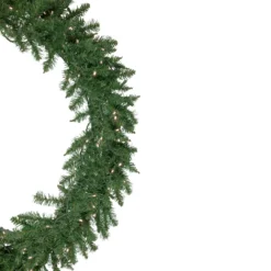 Pre-Lit Winona Fir Artificial Christmas Wreath, 48-Inch, Warm White LED Lights -Noel Twinkle Shop northlight sm93075 2 09950.1667553533