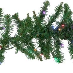 9' X 12" Pre-Lit Winona Fir Artificial Christmas Garland, Multi LED Lights -Noel Twinkle Shop northlight sm93079 2 06857.1671629770