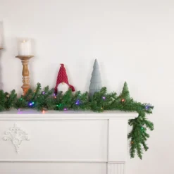 9' X 12" Pre-Lit Winona Fir Artificial Christmas Garland, Multi LED Lights -Noel Twinkle Shop northlight sm93079 2 styled 43696.1671629769