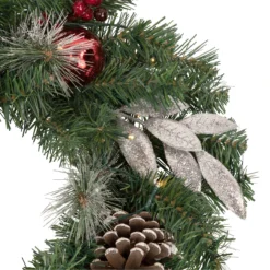 24" Pre-Lit Decorated Frosted Pine Cone And Berries Artificial Christmas Wreath 8 24" Pre-Lit Decorated Frosted Pine Cone And Berries Artificial Christmas Wreath -Noel Twinkle Shop northlight sm93363 320copy 64127.1667530181