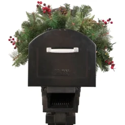 36" Pre-lit Decorated Pine Cone And Berries Artificial Christmas Mailbox Swag -Noel Twinkle Shop northlight sm93375 2 81473.1667530102