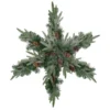 32" Pre-Lit Artificial Mixed Pine And Pine Cone Christmas Snowflake Wreath 1 32" Pre-Lit Artificial Mixed Pine And Pine Cone Christmas Snowflake Wreath -Noel Twinkle Shop northlight sm93377 1 92850.1667530104