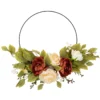 Autumn Harvest Artificial Floral Half Wreath With Fall Foliage, 21-Inch 2 Autumn Harvest Artificial Floral Half Wreath With Fall Foliage, 21-Inch -Noel Twinkle Shop northlight sm94122 1 80664.1667533382