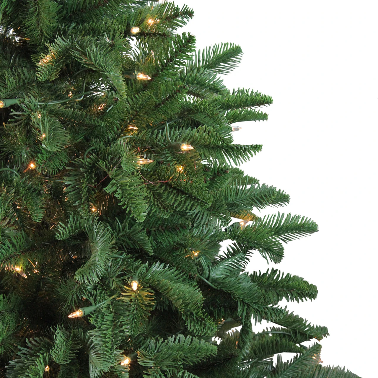 4.5' Pre-Lit Potted Sierra Norway Spruce Slim Artificial Christmas Tree, Clear Lights 5 4.5' Pre-Lit Potted Sierra Norway Spruce Slim Artificial Christmas Tree, Clear Lights - Image 3