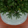 48" Gray And Silver Faux Fur Snake Skin Pattern Christmas Tree Skirt 2 48" Gray And Silver Faux Fur Snake Skin Pattern Christmas Tree Skirt -Noel Twinkle Shop northlight t1190661 1 sample 33420.1667535644