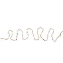 9' Traditional Faux Popcorn Christmas Garland, Unlit
