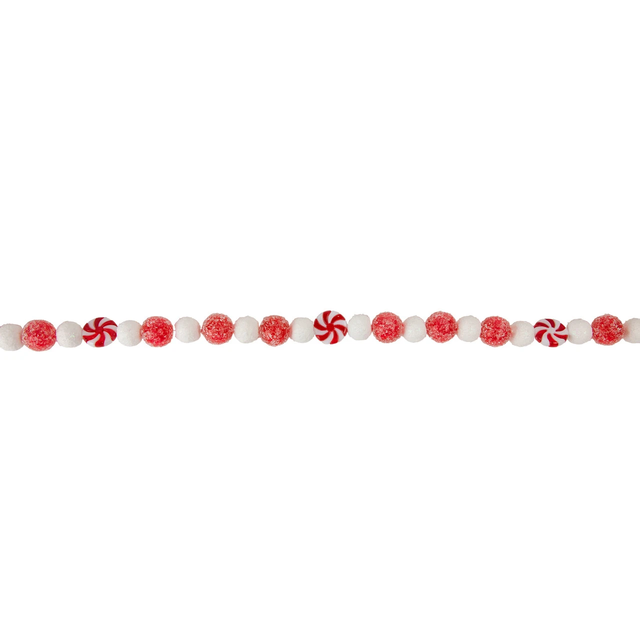4' Red And White Peppermint Candy Christmas Garland 3 4' Red And White Peppermint Candy Christmas Garland