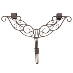 24" Ornate Scrollwork Decorative Christmas Wreath Hanger