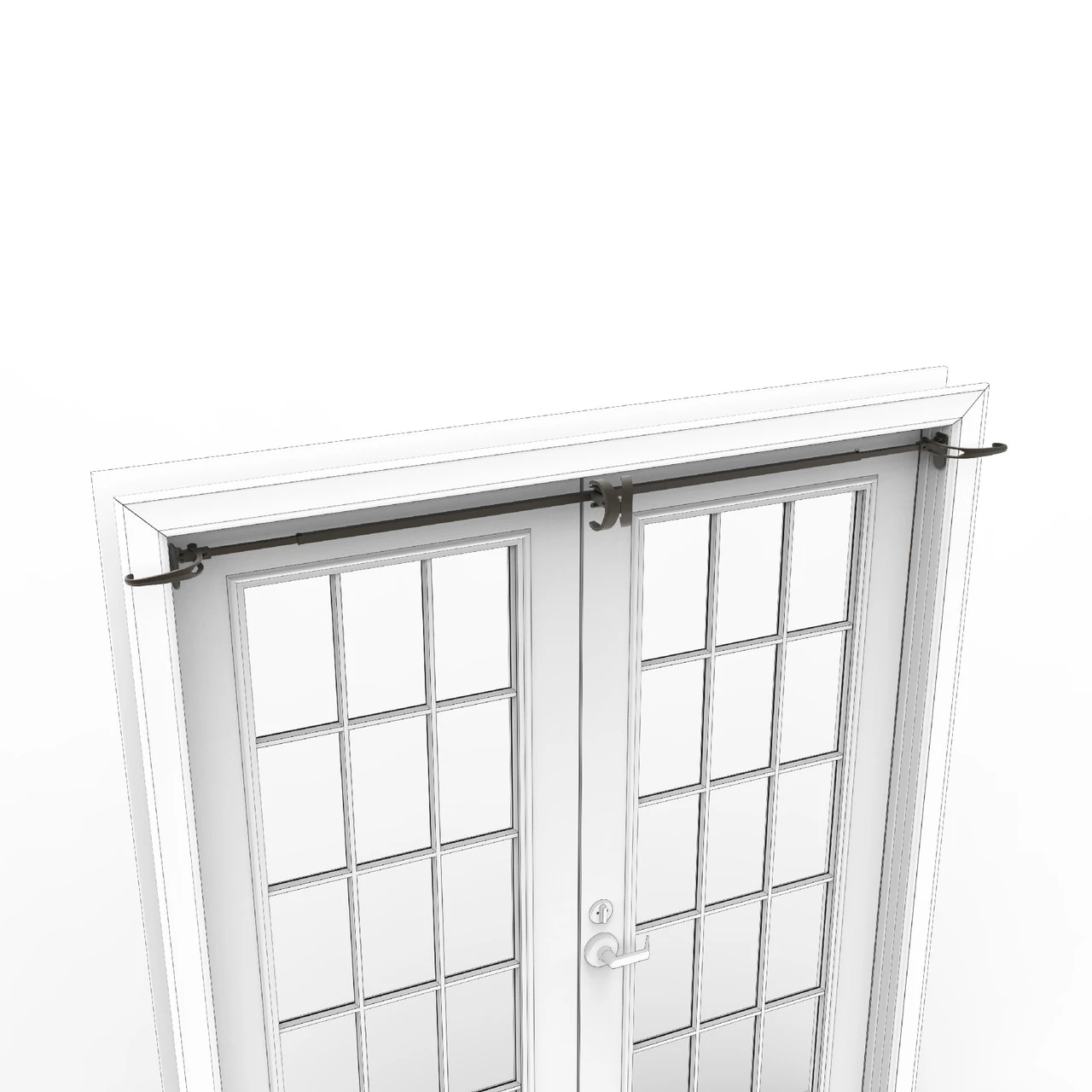 Adjustable Christmas Garland Hanger For Double Door Frames 9 Adjustable Christmas Garland Hanger For Double Door Frames - Image 7