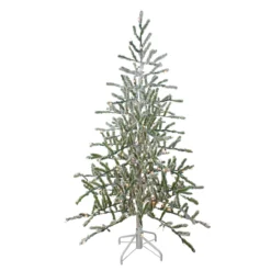 5' Pre-Lit Medium Flocked Alpine Twig Artificial Christmas Tree - Warm White Lights