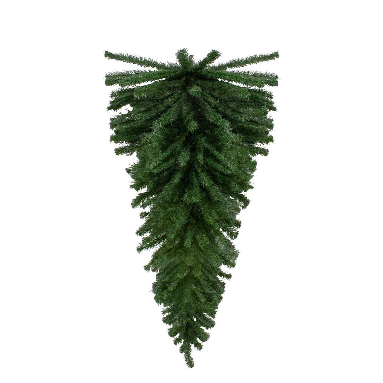 54" Green Pine Artificial Christmas Teardrop Swag - Unlit 3 54" Green Pine Artificial Christmas Teardrop Swag - Unlit