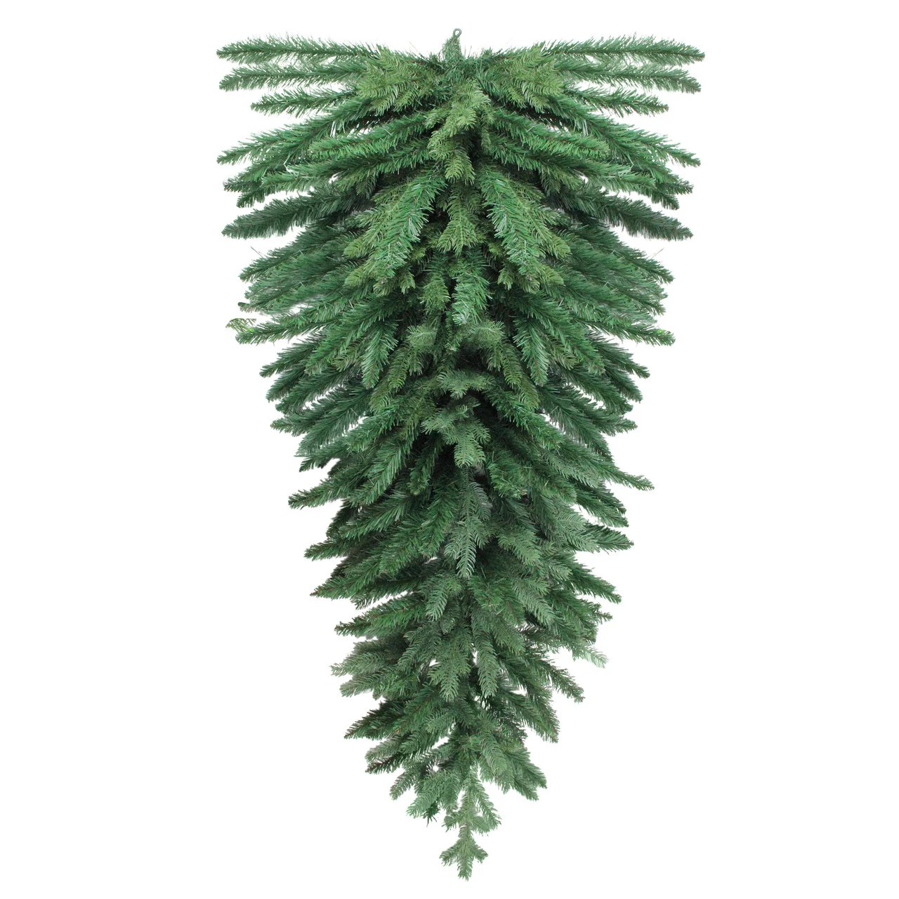 60" Green Pine Artificial Christmas Teardrop Swag - Unlit 3 60" Green Pine Artificial Christmas Teardrop Swag - Unlit
