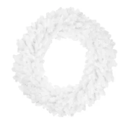 Snow White Pine Artificial Christmas Wreath - 48-Inch, Unlit