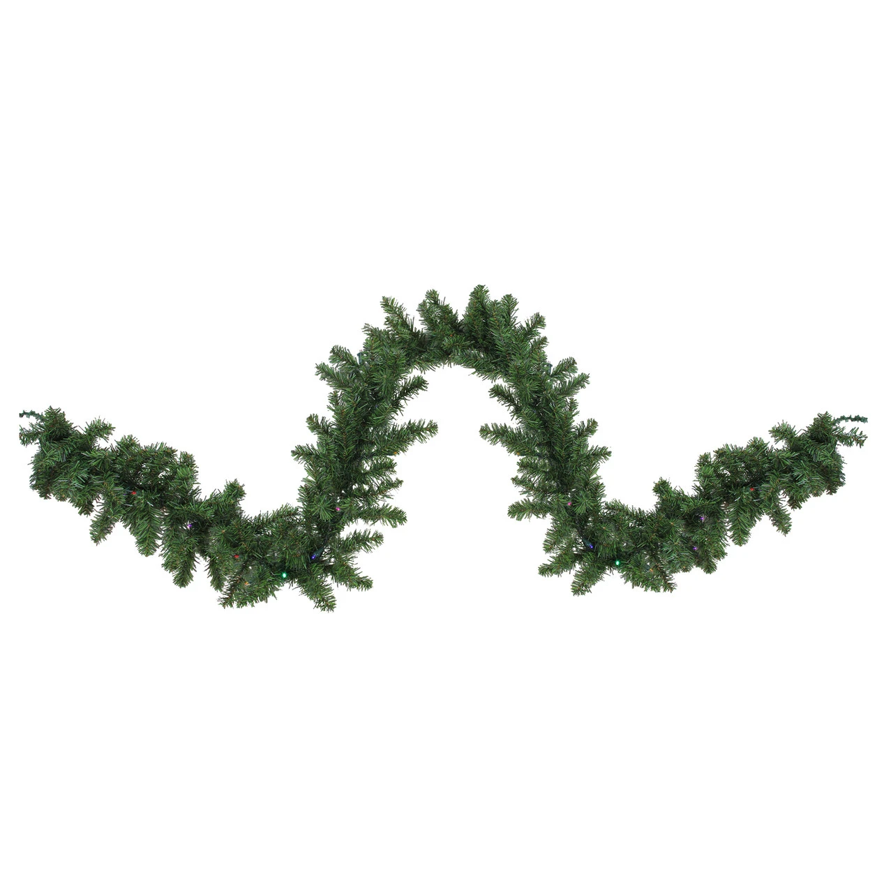 9' X 10" Pre-Lit LED Canadian Pine Artificial Christmas Garland - Multi Lights 3 9' X 10" Pre-Lit LED Canadian Pine Artificial Christmas Garland - Multi Lights