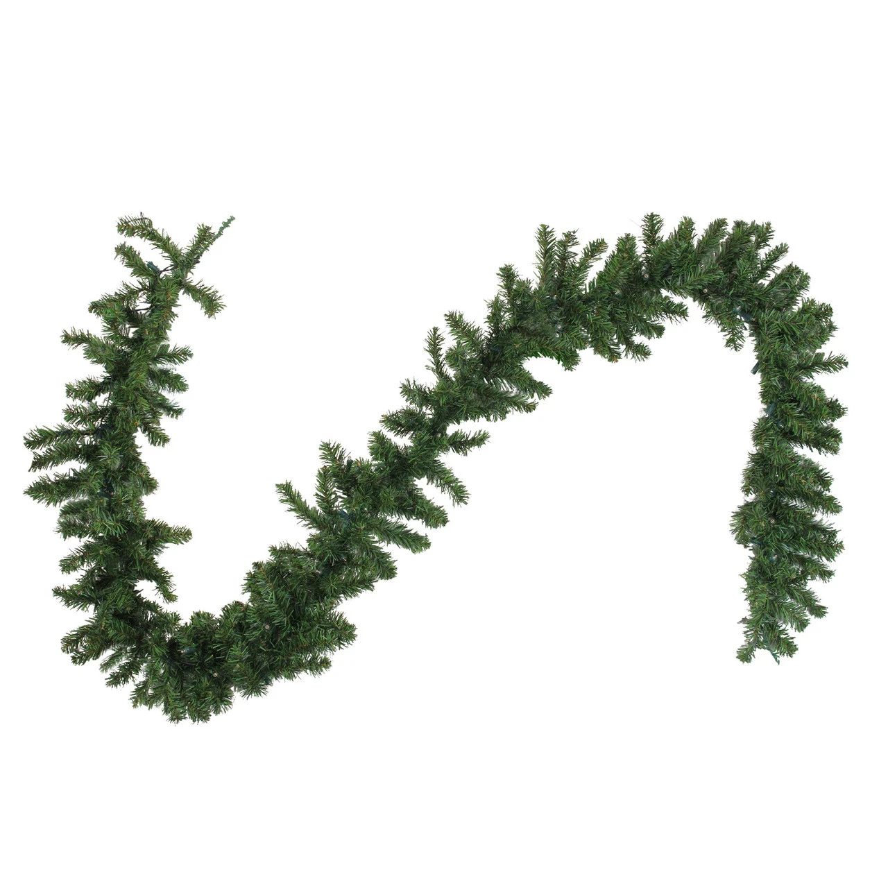 9' X 10" Pre-Lit LED Canadian Pine Artificial Christmas Garland, Clear Lights 5 9' X 10" Pre-Lit LED Canadian Pine Artificial Christmas Garland, Clear Lights - Image 3