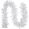 9' X 12" Pre-Lit Snow White Artificial Christmas Garland, Clear Lights 2 9' X 12" Pre-Lit Snow White Artificial Christmas Garland, Clear Lights -Noel Twinkle Shop northlight v15857 64856.1667573479