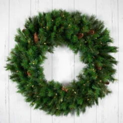 48" Pre-Lit Royal Oregon Pine Artificial Christmas Wreath - Clear Lights 9 48" Pre-Lit Royal Oregon Pine Artificial Christmas Wreath - Clear Lights -Noel Twinkle Shop northlight v15882 3 83256.1667573510
