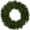 Pre-Lit Canadian Pine Artificial Christmas Wreath - 30-Inch, Clear Lights