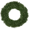 5' Pre-Lit Commercial Canadian Pine Artificial Christmas Wreath, Clear Lights