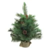 18" Medium Royal Oregon Pine Burlap Base Artificial Christmas Tree - Unlit -Noel Twinkle Shop northlight v15918updated 28712.1667659740