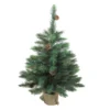 3' Potted Royal Oregon Pine Burlap Base Full Artificial Christmas Tree - Unlit -Noel Twinkle Shop northlight v15919 new 08687.1667569949