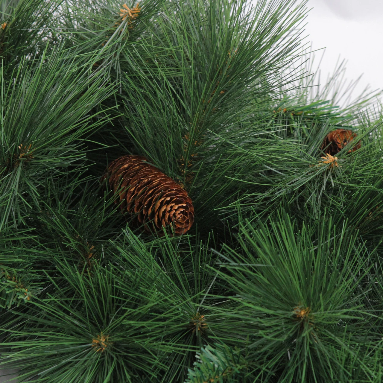 Mixed White Valley Pine Artificial Christmas Wreath, 36-Inch, Unlit 4 Mixed White Valley Pine Artificial Christmas Wreath, 36-Inch, Unlit - Image 2