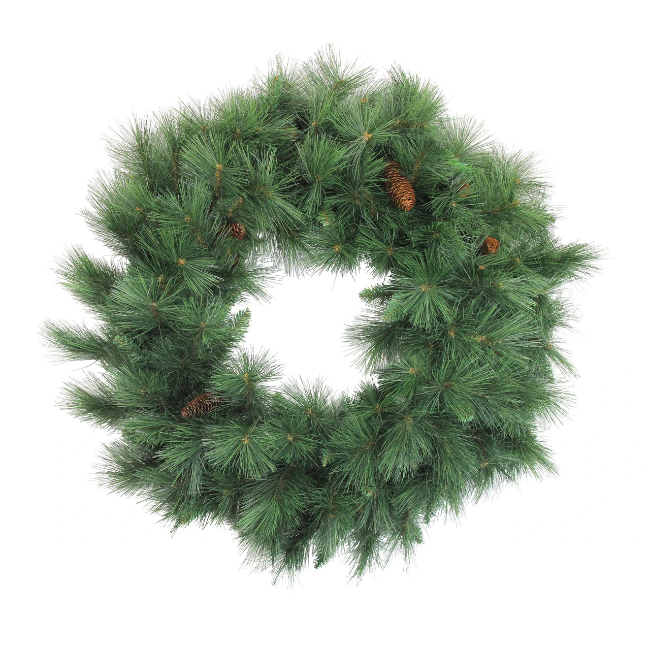 Mixed White Valley Pine Artificial Christmas Wreath, 36-Inch, Unlit 3 Mixed White Valley Pine Artificial Christmas Wreath, 36-Inch, Unlit