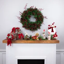 Royal Oregon Pine Artificial Christmas Wreath - 24-Inch, Unlit -Noel Twinkle Shop northlight v15937 thumbnail 58182.1667576182